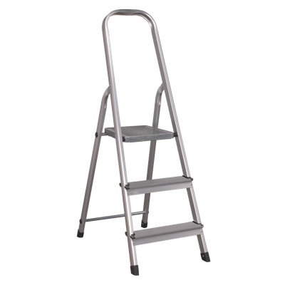Crescentia 3- Step Aluminium Lightweight Folding Small Step Ladder