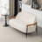Megham Tufted Upholstered Sofa With Iron Legs-101922066