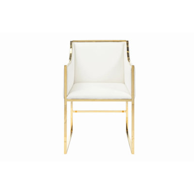 Chaise Rocha Bella (velours doré / noir)