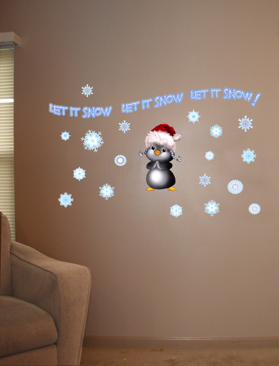 Wallhogs Let It Snow! Wall Decal Wayfair