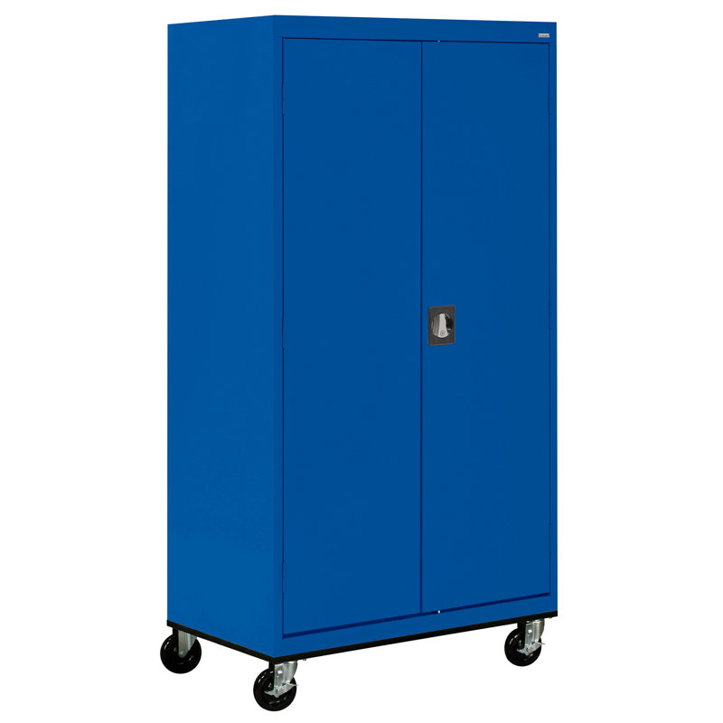 Single Storage Cabinet ( 72 " H x 36 " W x 24 " D), Blue