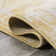Marlik Ornate Medallion Modern Yellow/Cream Rug