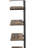 Black and Rustic Oak 4-tier Wall Shelf-593127919-593127904