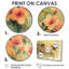 Fleurs jaunes et vertes d'Eden Birds IV - Art mural, salon-826509513-826509522