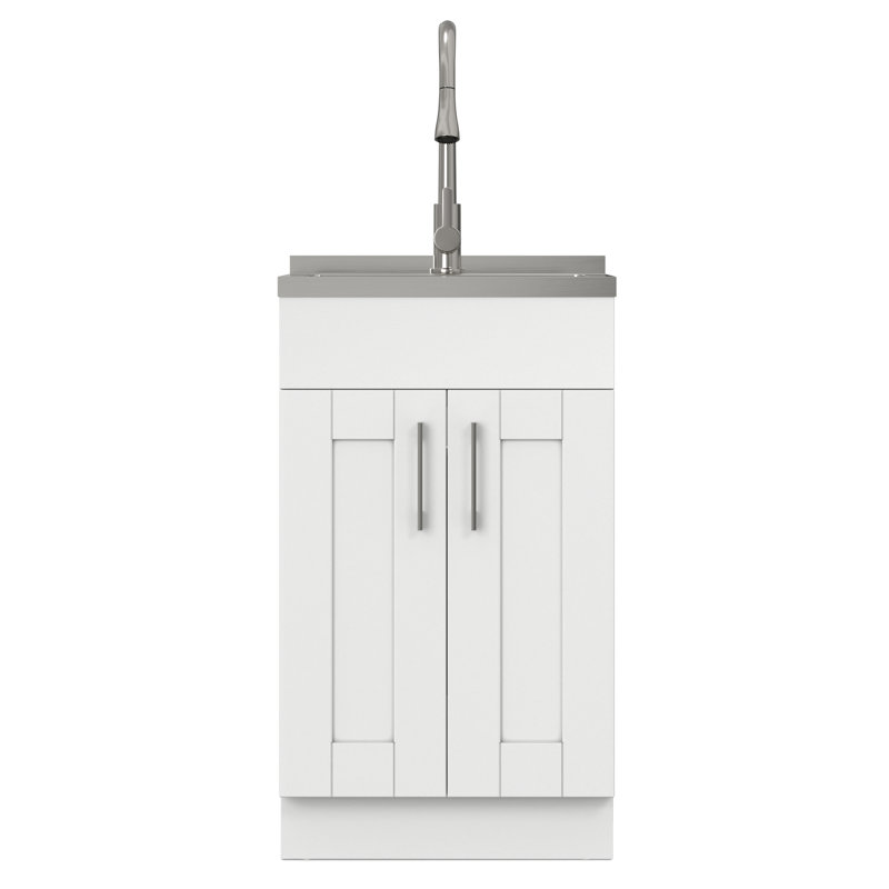 Évier de buanderie moderne tout-en-un 20 po Modern Shaker