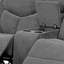 Causeuse en chenille Kalen avec console