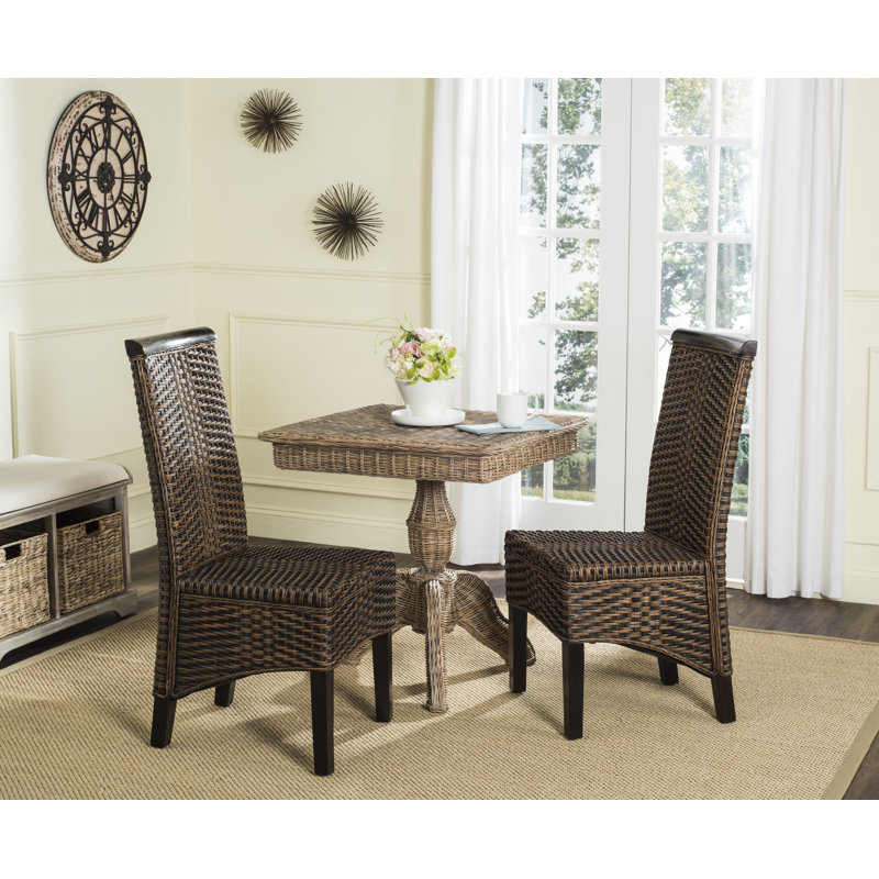 Bungalo 18.8'' H Pine Side Chair, Multi Brown