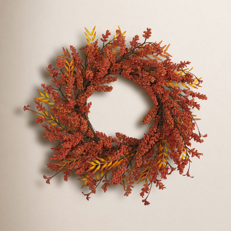 Faux Polyester 18'' Wreath
