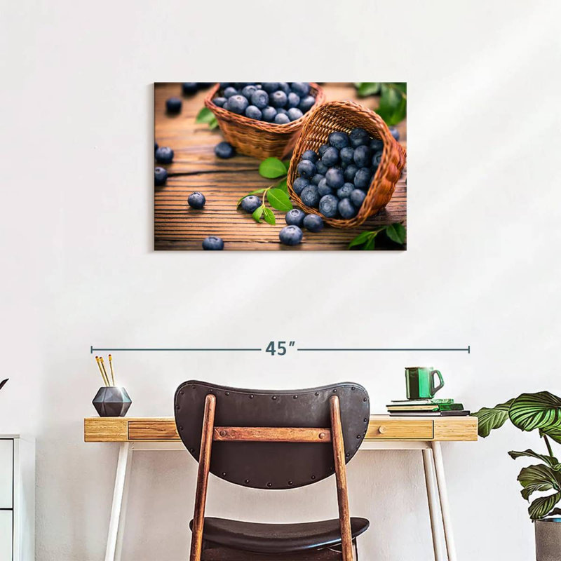 Yarlin Blueberries, 20" H x 30" W