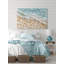 Beach Sun Shade - Wrapped Canvas Painting-589231761