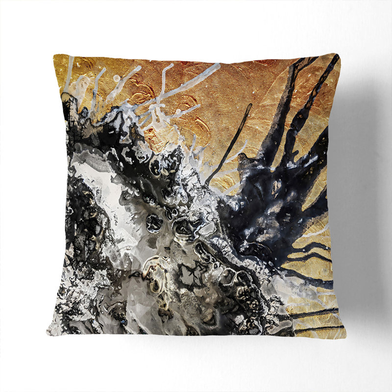 Abstract Square Cushion, 55cm H x 55cm W x 20cm D