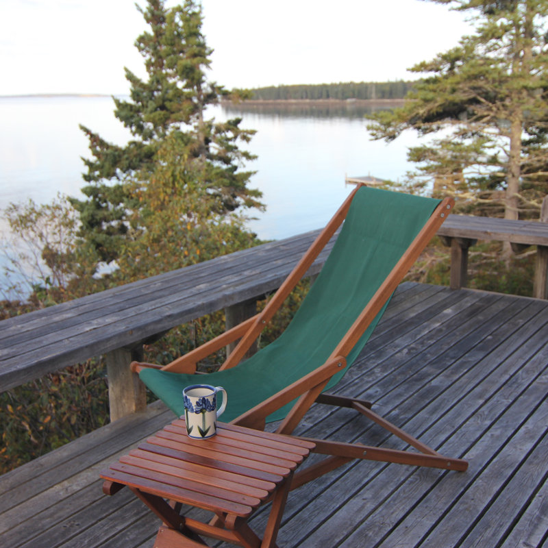 Damarion Folding Beach Chair, Hunter Green