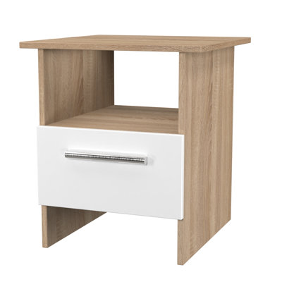 Fully Assembled Heimwald Side Table with Storage