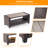 Delreal Wicker 7 - Person Patio Conversation Set with Cushions-1083735804-1083735809