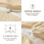 Housse de couette en mousseline de coton grand format 100% coton biologique à texture douce, housse de couette tissée pour ensemble de 3 pièces toutes saisons (grand lit, lin)