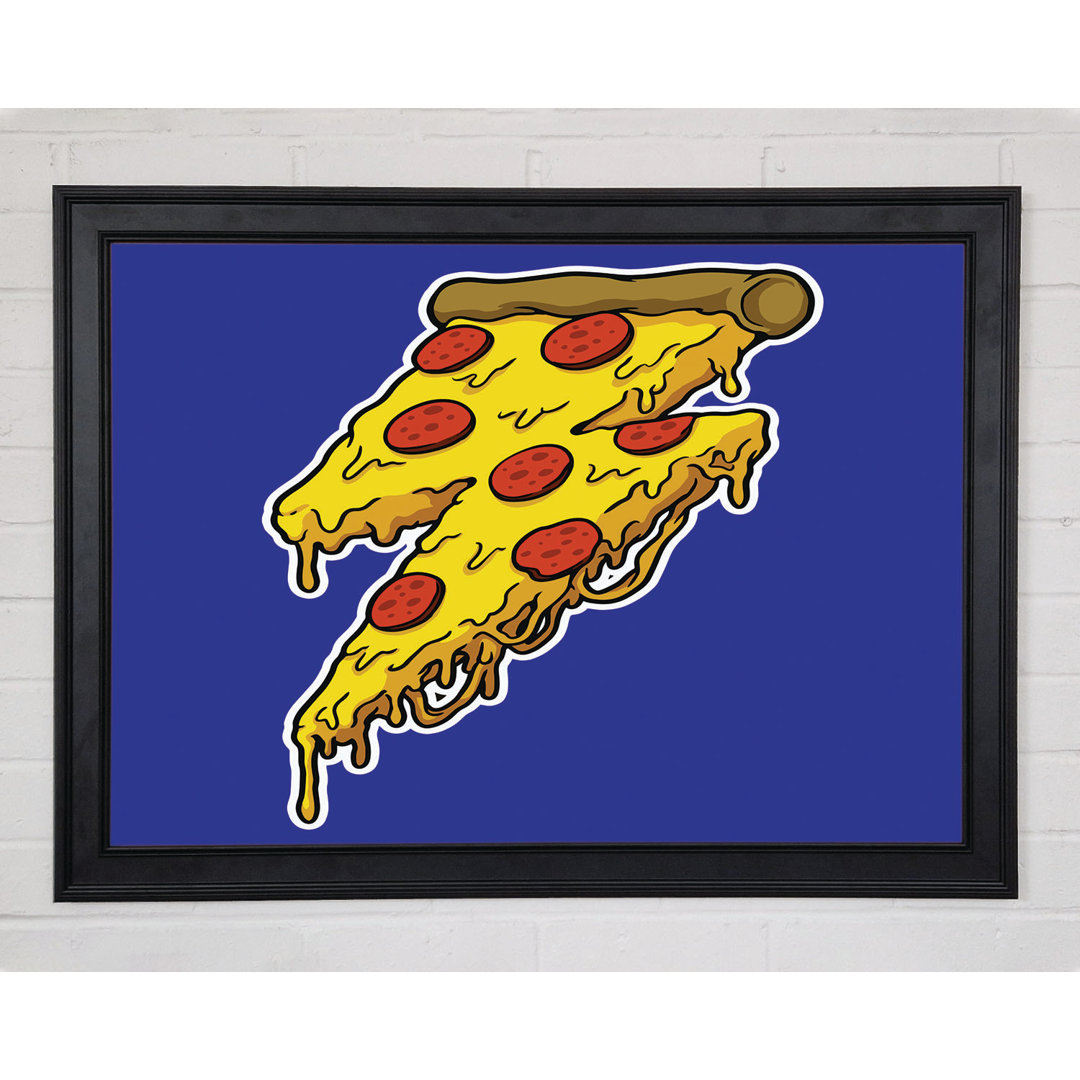 Pizza Life - Einzelner Bilderrahmen Kunstdrucke