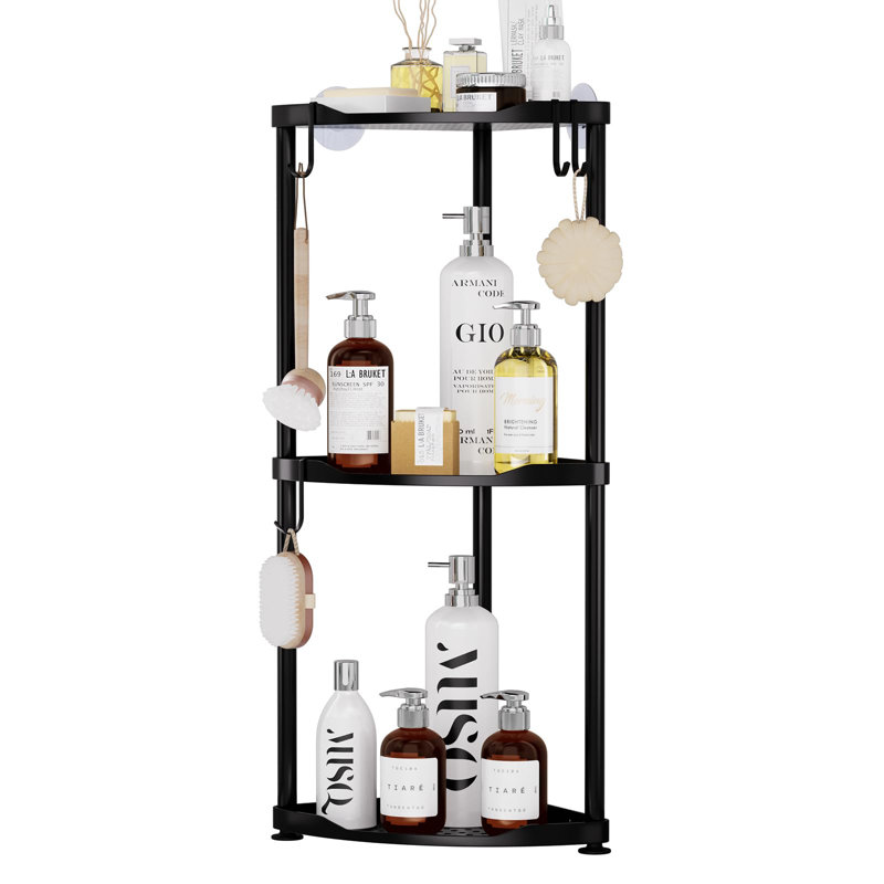 Freestanding Shower Caddy, Black