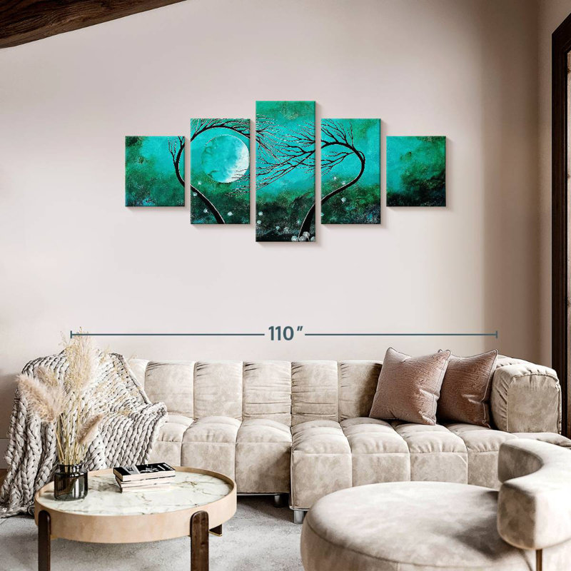 Emerald Dream, 36" H x 80" W