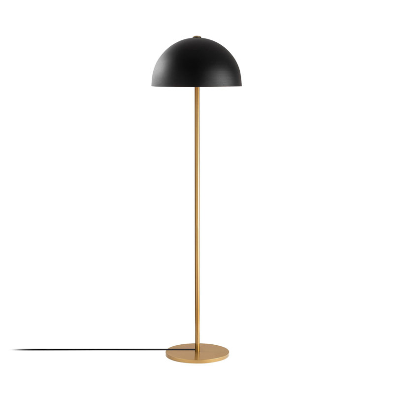 Lampe sur pied 61 po Okamoto, Noir