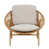Beige Cushion/Teak Frame selected