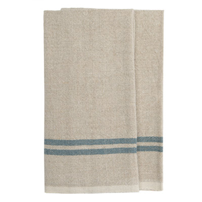 Khadhi Linen Striped Tea Towel