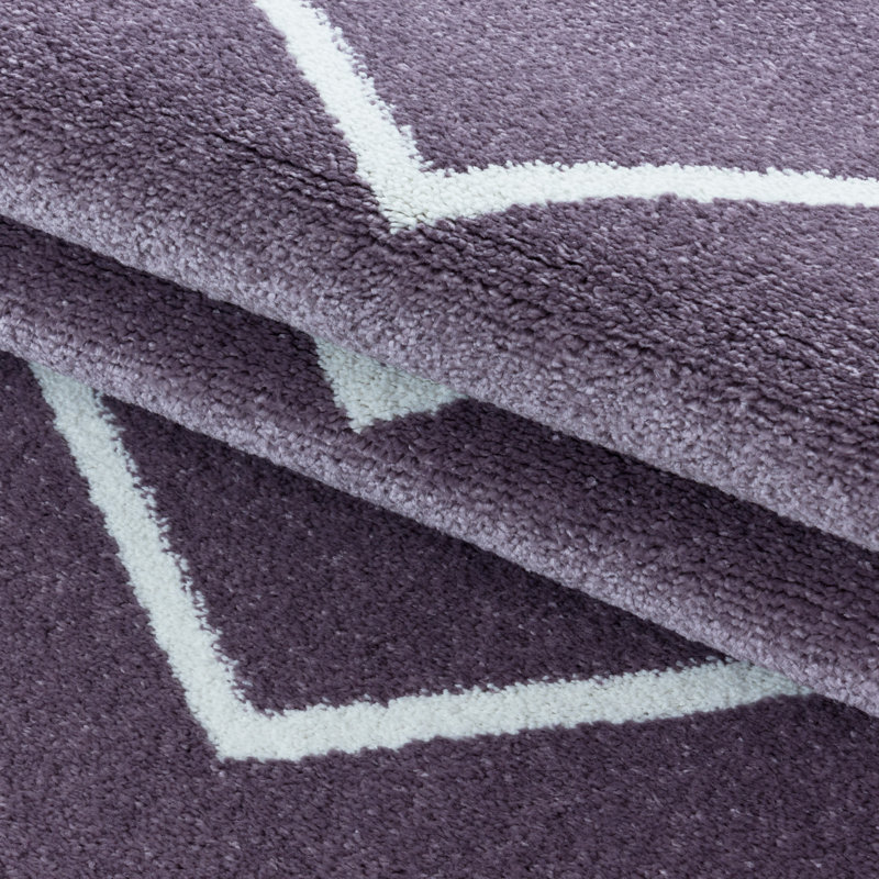 Eustache Solid Colour Flatweave Area Rug, Rectangle 200 x 290cm