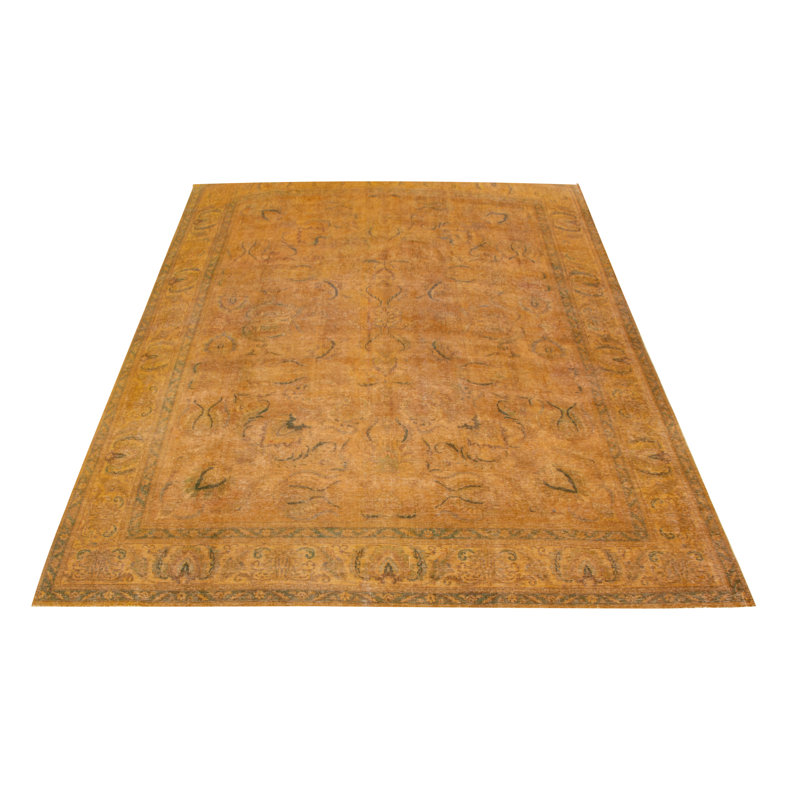 Tapis brun clair à transition de couleur 9 po 7 po x 12 po 3 po