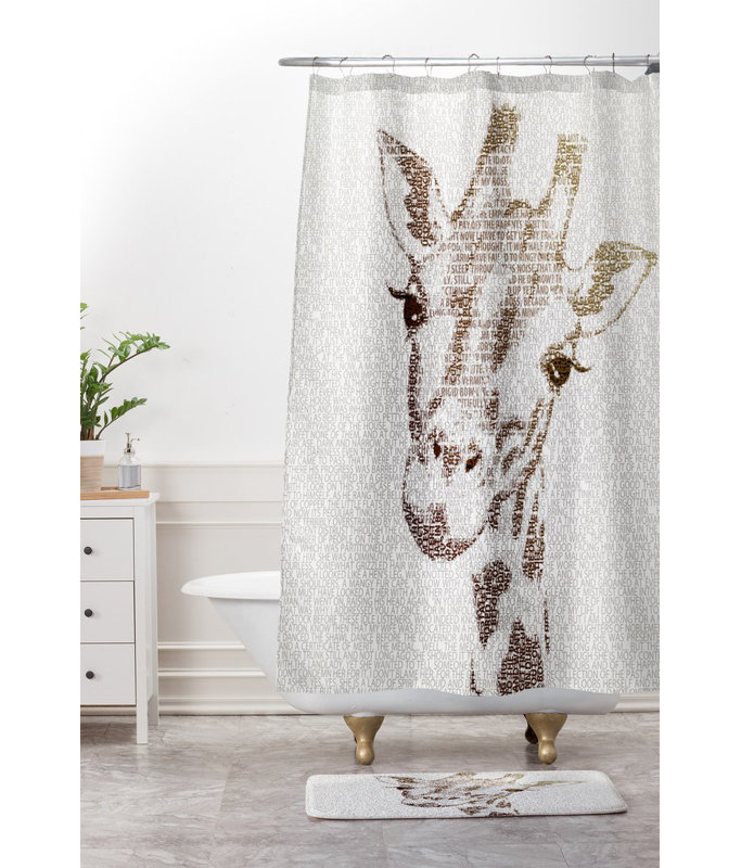 Tapis de salle de bain giraffe intellectuelle belle13