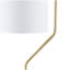 Lampe sur pied angulaire en métal