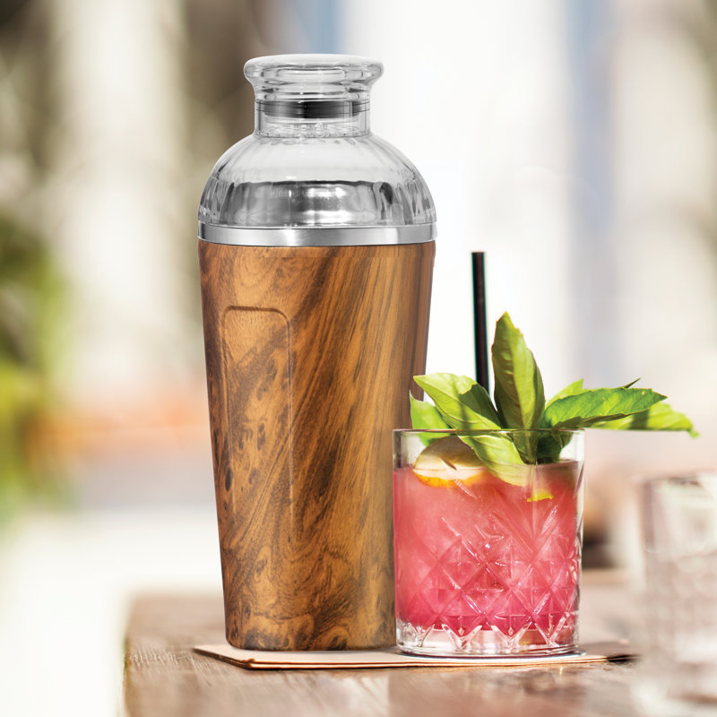 Shaker à cocktail à double paroi 17 oz Oggi Barware Groove