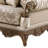 Lattice Sofa Beige And Walnut