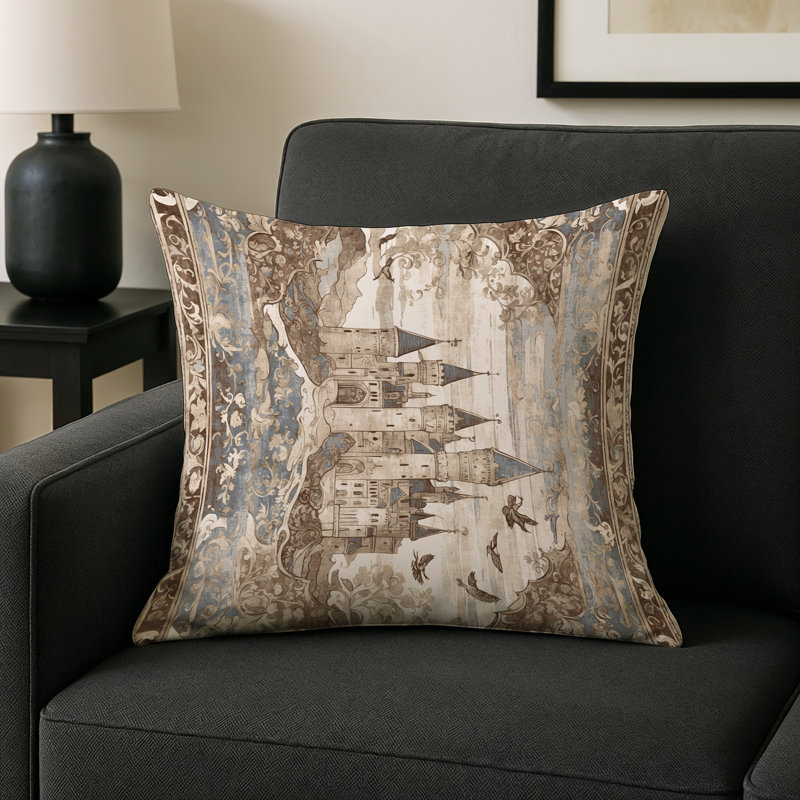 Throne’S Reach Indoor And Outdoor Throw Pillow, Square 20"