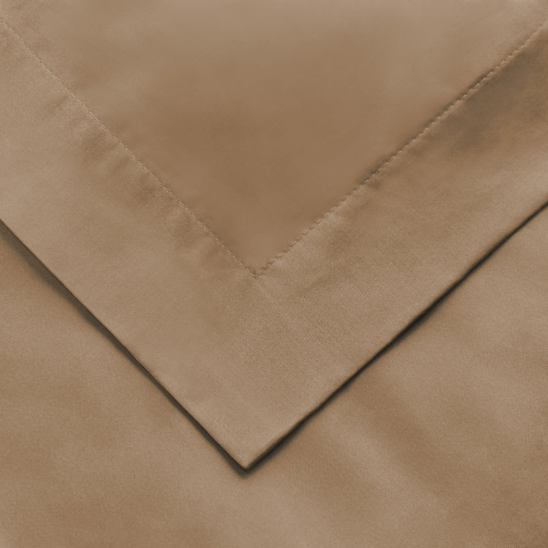Ensemble de housse de couette 3 pièces Arling, Housse de couette très grand / très grand califo, Taupe