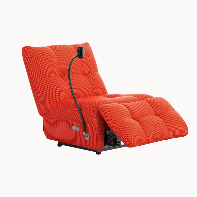 Power Recliner Chair With Wireless Charging - Electric Lift Recliner For Adults, 360lb Heavy Duty, Breathable 3d Mesh, Usb/type-c, Armless Design For Small Spaces, Home Theater & Elderly(yellow)