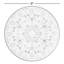 Hanukkah Celebration Bone China 9-In Salad Plates, Set Of 4