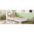 Marquece Wood Bed with Bookcase Headboard and LED Motion Sensor Light-115684236-115684238
