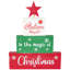 Panneau en bois Believe In The Magic Of Christmas - 12,5 po