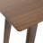  Wooden Bar Table, Sleek Modern Design, Natural Walnut Finish for Home Bar, Pub, or Compact Spaces, Walnut-1413020686