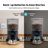 Automatic Cat Food Dispenser with 3 Bowls for 3 Cats & 6L Volum Capacity, 2.4G WiFi with APP Remote Feeding-112273343