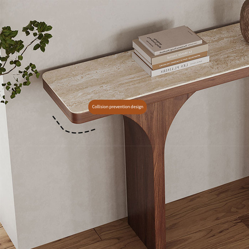 Modern creative arched console table, 33.46" H x 47.24" W x 13.78" D