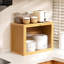 50cm W Bamboo / Rattan Bedside Table-242123187