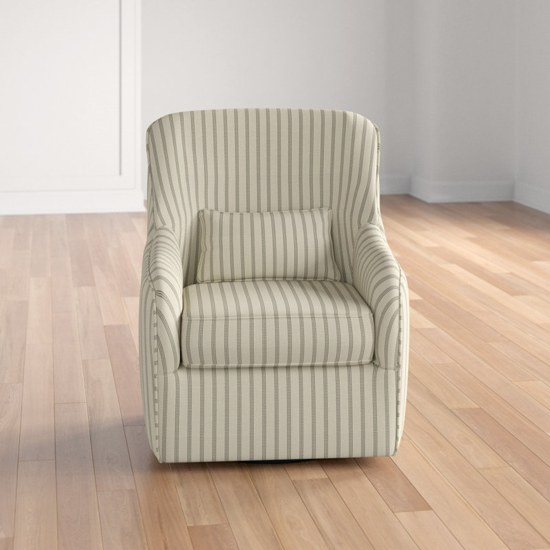 Tyrrel Upholstered Swivel Armchair