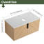 Base de meuble-lavabo simple 36 po seulement, base sans plateau beige