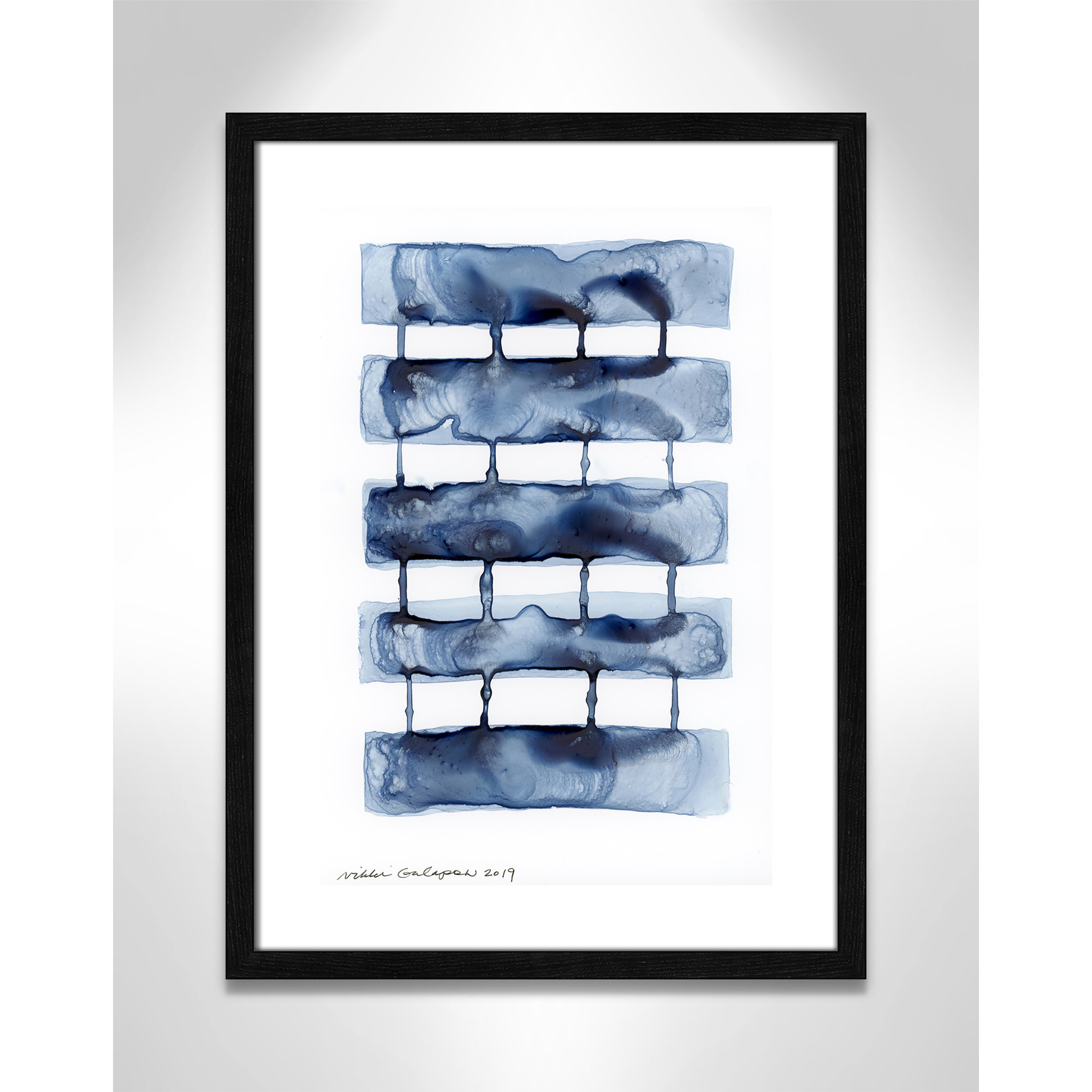 Stitched Together I by Nikki Galapon - Solid Wood Rectangle Print Single Piece Item on Canvas, 23" H x 17" W x 0.75" D