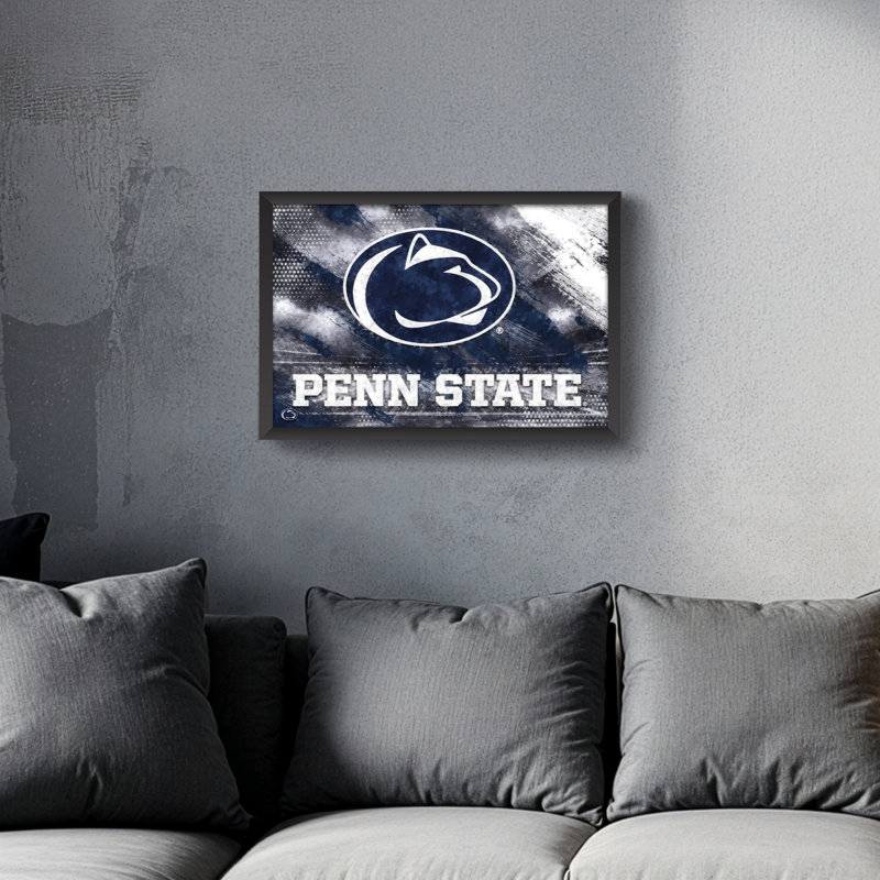 Sporticulture NCAA Penn State Nittany Lions - Affiche encadrée avec le logo de l'équipe, 68,5 x 99 cm (27 x 39 pouces), idéale pour les amateurs de football américain.