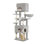 Cat Tree for Indoor Cats, Multi-layer Scratching Post with Large Platform, 2 Caves, 7 Sisal Posts, Pompoms, Cat Basket, Hammock, Suitable for Cats