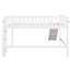 Lit mezzanine double blanc avec lit escamotable et coulissant-1201881633-1201881632
