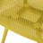 Outdoor Lotus Seat In Yellow - Polypropylene With Stain-blocking Feature And Construction Heat-