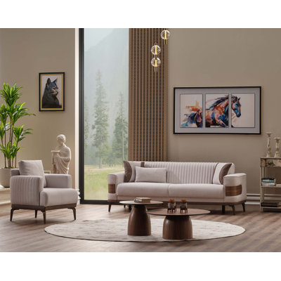 Pokil 2 - Piece Living Room Set