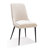Linen Blend Metal Side Chair Dining Chair-1847891707-1847891706